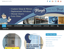 Tablet Screenshot of floydglass.com